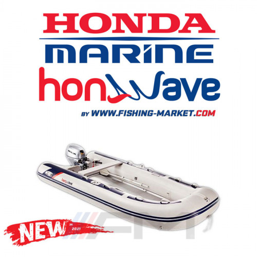 HONDA HonWave T40 AE3 - Надуваема моторна лодка с алуминиево дъно и надуваем кил 395 cm
